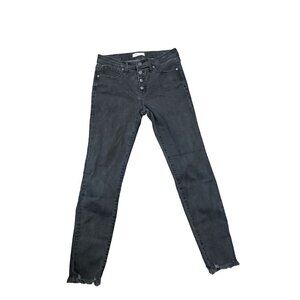 Madewell black Mid-rise 9 inch jeans size 29